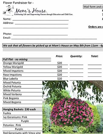 Plant Sale for Mother's Day