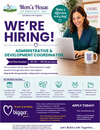 Administrative & Development Coordinator Job Description
